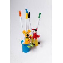 Lapicero de madera con figura de ratón personalizado