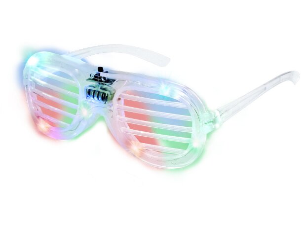 Gafas Tarsem con 6 luces LED y lentes de rejilla translúcida detalle 1
