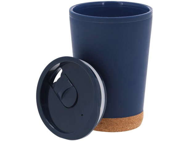 Vaso térmico Doyle de pp reciclado con base de corcho 260ml detalle 2