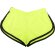 Pantalón corto de chica culot personalizado amarillo fluorescente