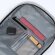 Mochila para portátil promocional con puerto usb de rPET 300D Myriax detalle 8