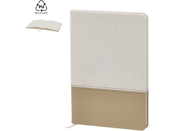 Bloc de notas Mitek A5 80 hojas con portada reciclada detalle 1