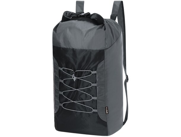 Mochila plegable Xeblaz de poliéster RPET ripstop detalle 2