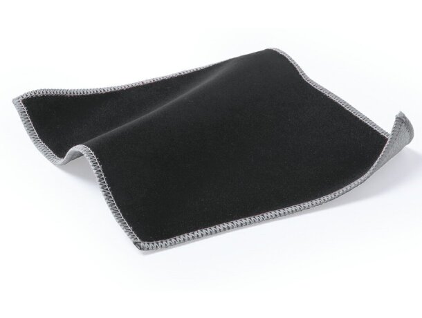 Paño limpiador de microfibra personalizada negra Paño limpiador de microfibra personalizada negra