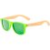 Gafas de sol con patillas de bambú Ferguson Verde claro