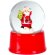 Bola de nieve de papa Noel personalizada sin color