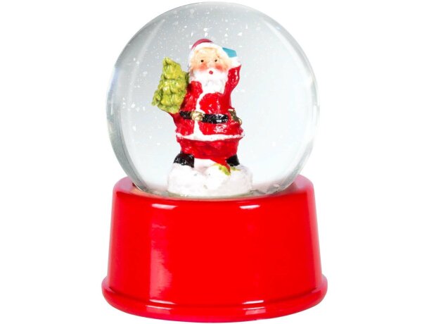 Bola de nieve de papa Noel personalizada