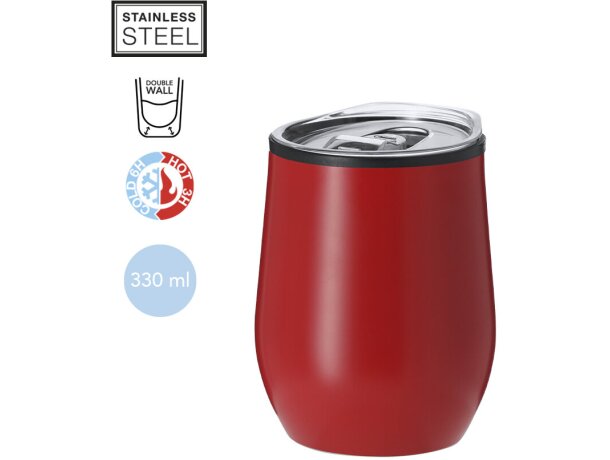 Vaso térmico Hanley de acero inoxidable con tapa dosificadora detalle 1