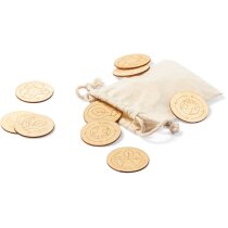 Lauby 24 piezas MDF bolsa algodón concienciación