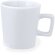 Tazas con asa cuadrada cerámica Maiba Blanco
