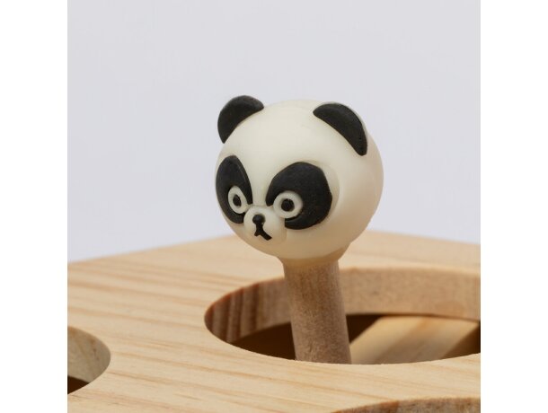 Juego interactivo de madera con palancas para mascotas Kesel detalle 4