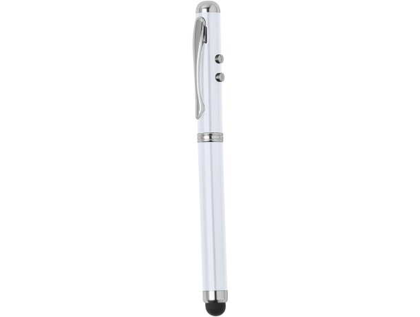Puntero láser con led en varios colores personalizado blanco Puntero láser con led en varios colores personalizado blanco