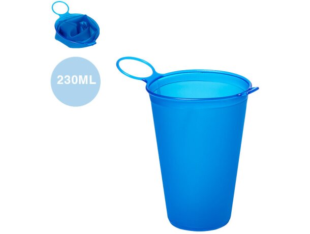 Vaso de plástico con acabado mate tpu 230ml Sabik detalle 1