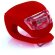 Linterna Myrto para bicicleta con 3 funciones personalizada rojo