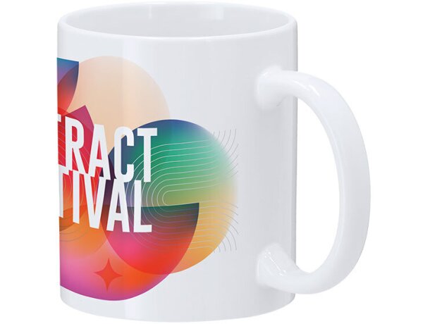 Taza Werdan cerámica 350ml para sublimación profesional detalle 2