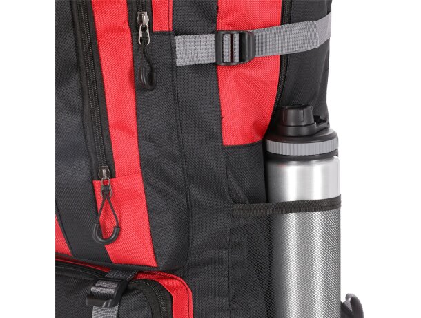 Mochila Platony poliéster 600d con sistema de ajuste acolchado detalle 3