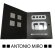 Auriculares ligeros y modernos Antonio Miró Negro