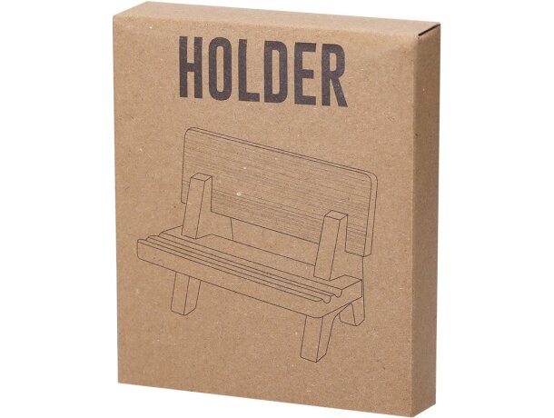 Soporte móvil bambú Hadam con ranura de carga ajustable detalle 6