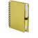 Libreta Pilaf con 50 hojas y mini bolígrafo amarillo