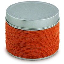 Vela aromática Shiva envase metálico cordón yute