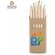 Girls Set 6 Lápices Colores Madera Natural Caja Ecológica detalle 1