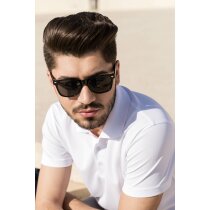 Polo tejido técnico manga corta 180 gr para empresas blanco Polo tejido técnico manga corta 180 gr para empresas blanco