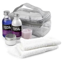 Set de baño de regalo aroma lavanda personalizado