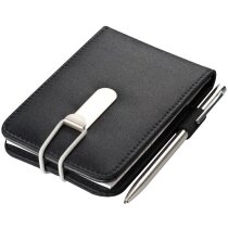 Libreta con Calculadora Y Cierre Elástico. negra Libreta con Calculadora Y Cierre Elástico. negra
