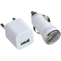 Juego de Viaje con conexión Eléctrica Ue Y Cargador de Coche Usb personalizado negro Juego de Viaje con conexión Eléctrica Ue Y Cargador de Coche Usb personalizado negro