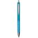 Bolígrafo de plástico con brillantes azul claro