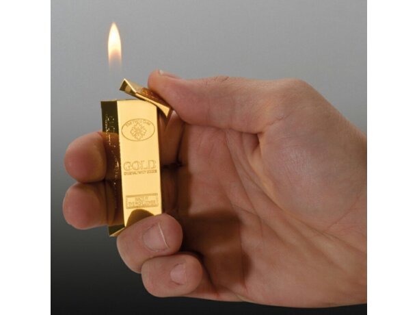 Encendedor lingote de oro metálico personalizado