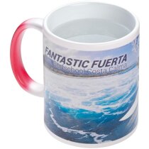 Taza de cerámica cónica cambia color para sublimación Taza de cerámica cónica cambia color para sublimación