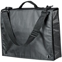Maletín portadocumentos con bolsillos y organizador personalizado negro Maletín portadocumentos con bolsillos y organizador personalizado negro