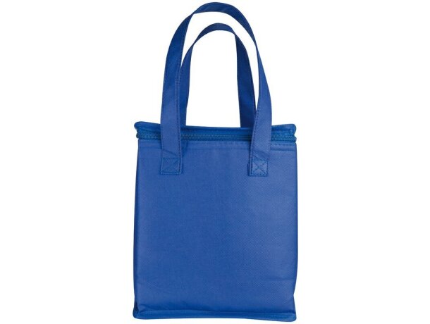 Bolsa nevera vertical de non woven personalizada azul Bolsa nevera vertical de non woven personalizada azul