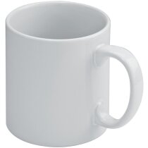 Taza de cerámica brillante 300 ml blanca Taza de cerámica brillante 300 ml blanca