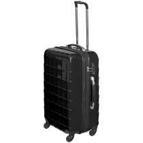 Trolley resistente de 4 ruedas personalizado negro Trolley resistente de 4 ruedas personalizado negro