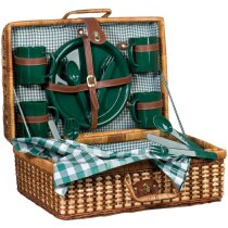 Cesta para llevar de picnic personalizada marron Cesta para llevar de picnic personalizada marron