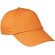 Gorra clásica de algodón unisex naranja