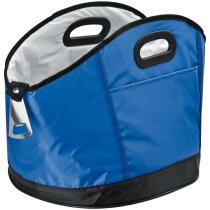 Bolsa refrigeradora grande con abrebotellas azul Bolsa refrigeradora grande con abrebotellas azul