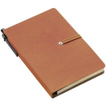 Libreta con Marcadores marron