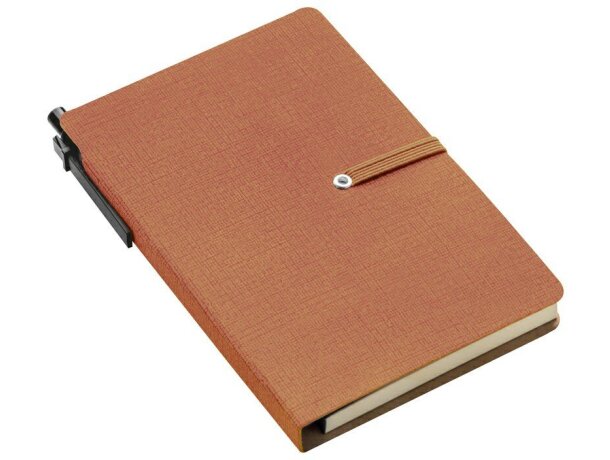 Libreta con Marcadores marron