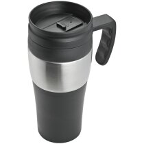 Vaso con aislamiento térmico personalizado negro Vaso con aislamiento térmico personalizado negro