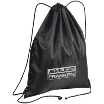 Bolsa de poliéster para el gimnasio negra Bolsa de poliéster para el gimnasio negra