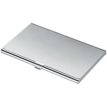 Tarjetero Metálico Satinado. personalizado plata Tarjetero Metálico Satinado. personalizado plata