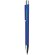 Bolígrafo de plástico aplicaciones plateadas azul barato