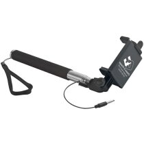 Palo personalizado de selfie con cable negro Palo personalizado de selfie con cable negro