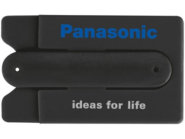 Bolsillo trasero para smartphone con soporte negro personalizado Bolsillo trasero para smartphone con soporte negro personalizado