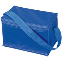 Nevera portátil con cierre de cremallera personalizada azul Nevera portátil con cierre de cremallera personalizada azul