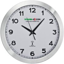 Reloj de sobremesa con radio personalizado blanco Reloj de sobremesa con radio personalizado blanco