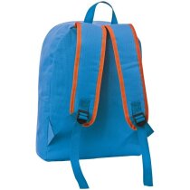 Mochila sencilla de colores neón azul claro Mochila sencilla de colores neón azul claro